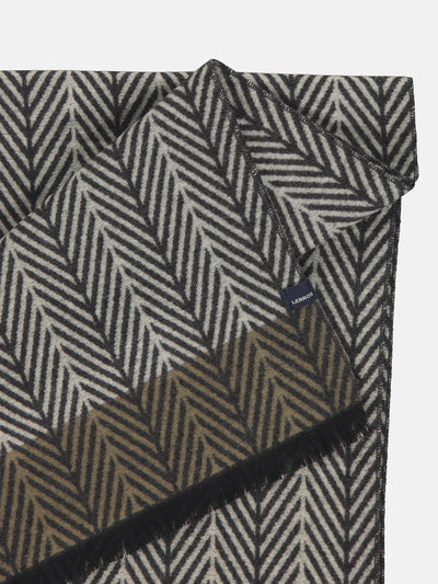 Herrenschal mit Fischgrat-Muster - LERROS