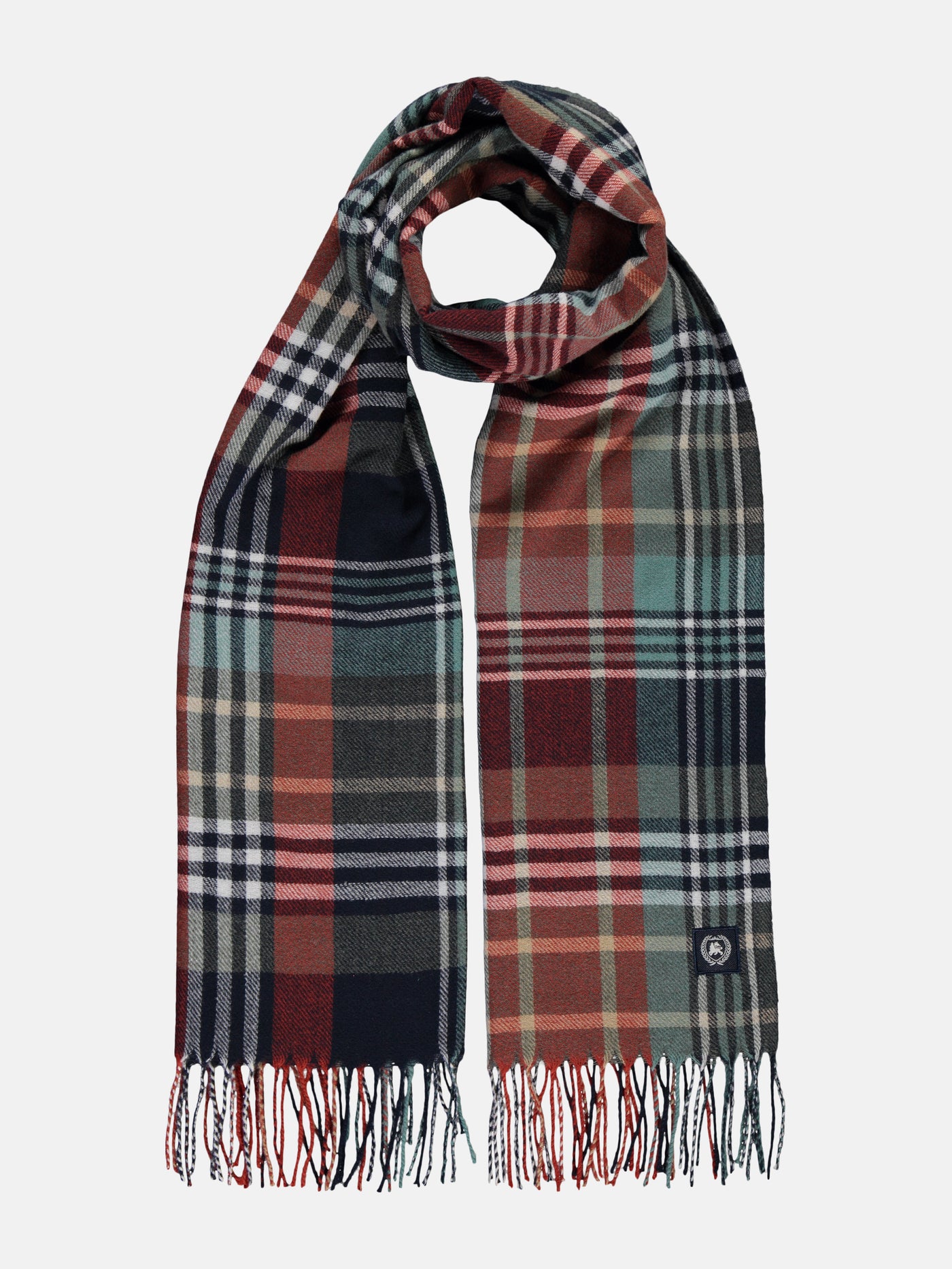 Breiter Herrenschal, kariert - LERROS