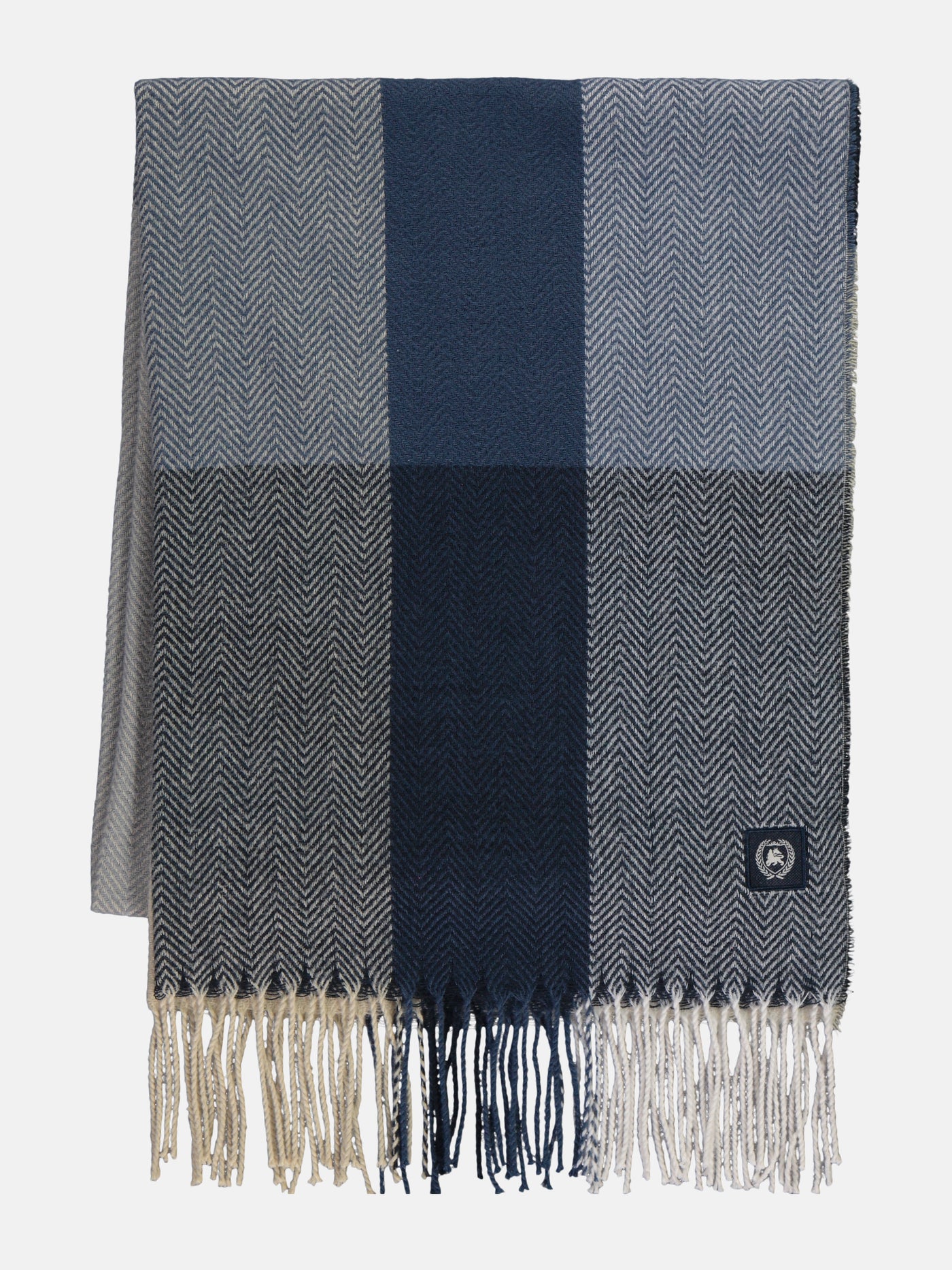 Modischer Herrenschal mit Blockstreifen - LERROS