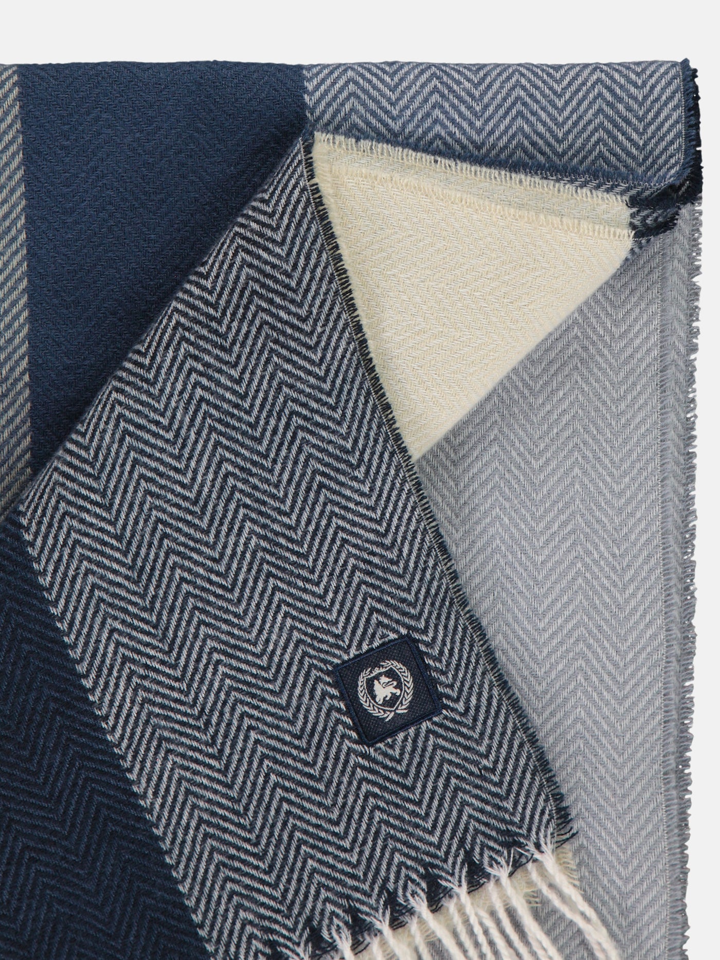 Modischer Herrenschal mit Blockstreifen - LERROS