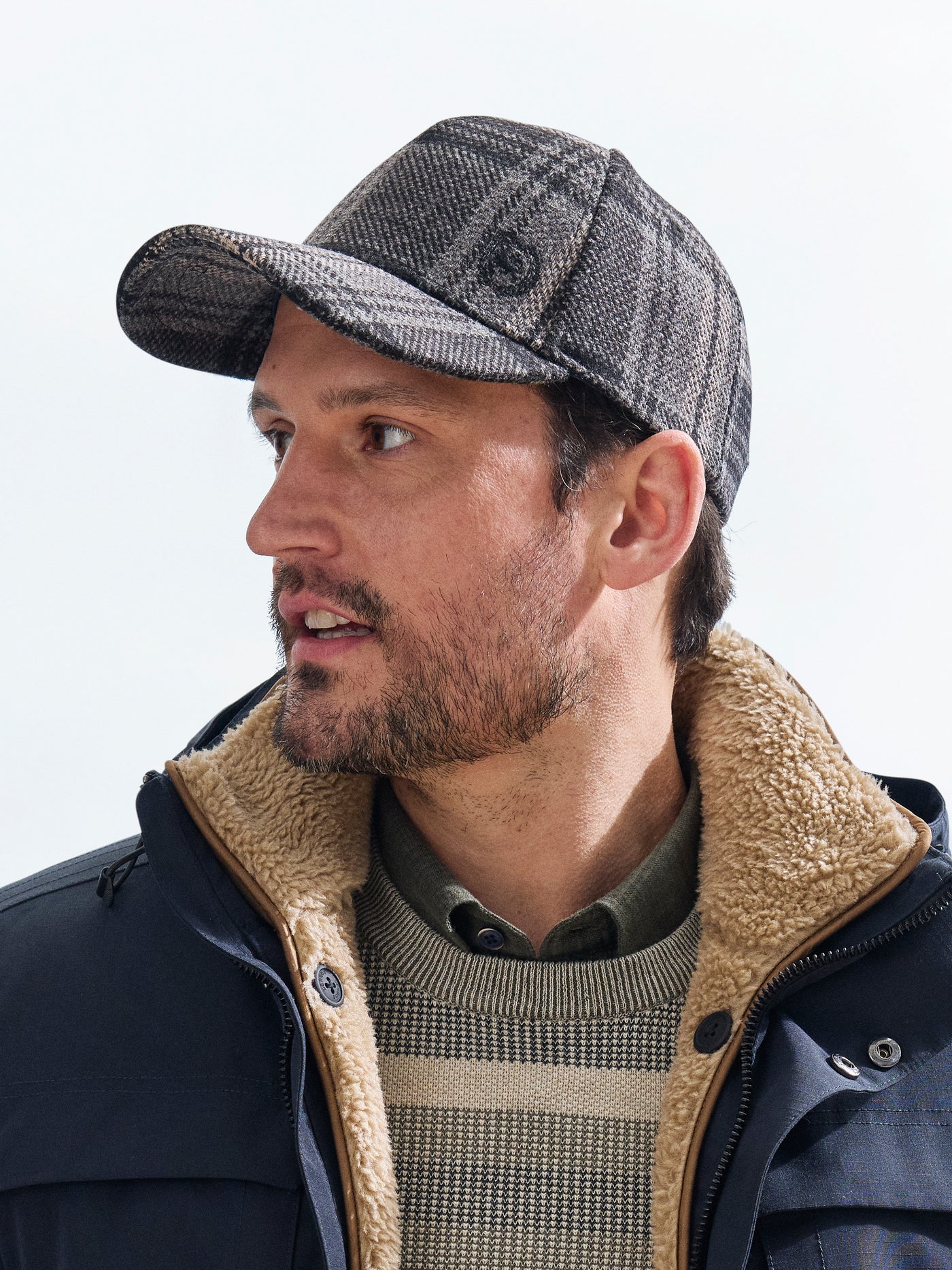 Karierte Basecap für Herren - LERROS