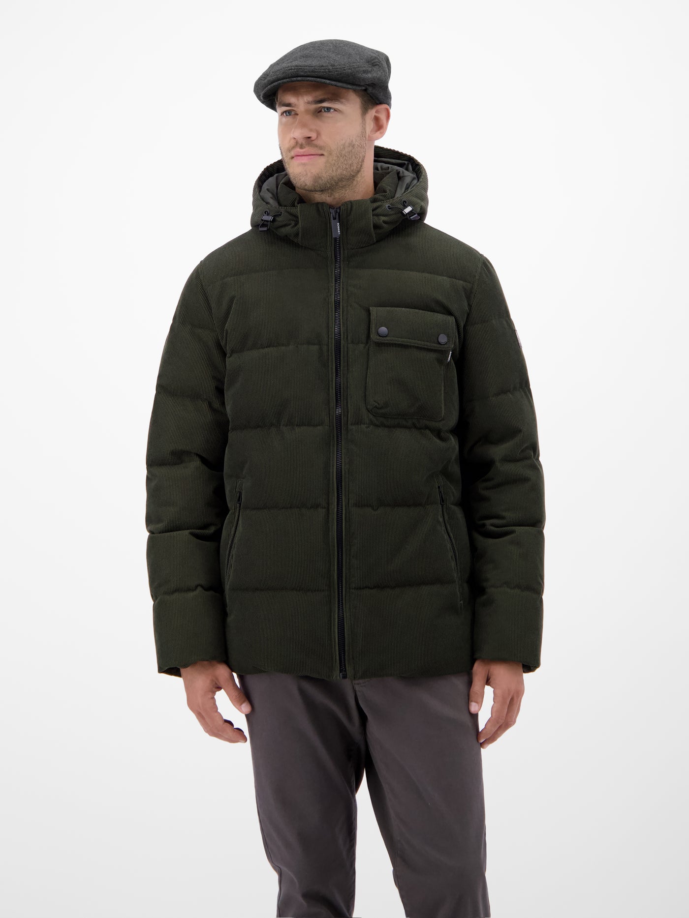 GATSBY Schiebermütze in melierter Twillqualität - LERROS