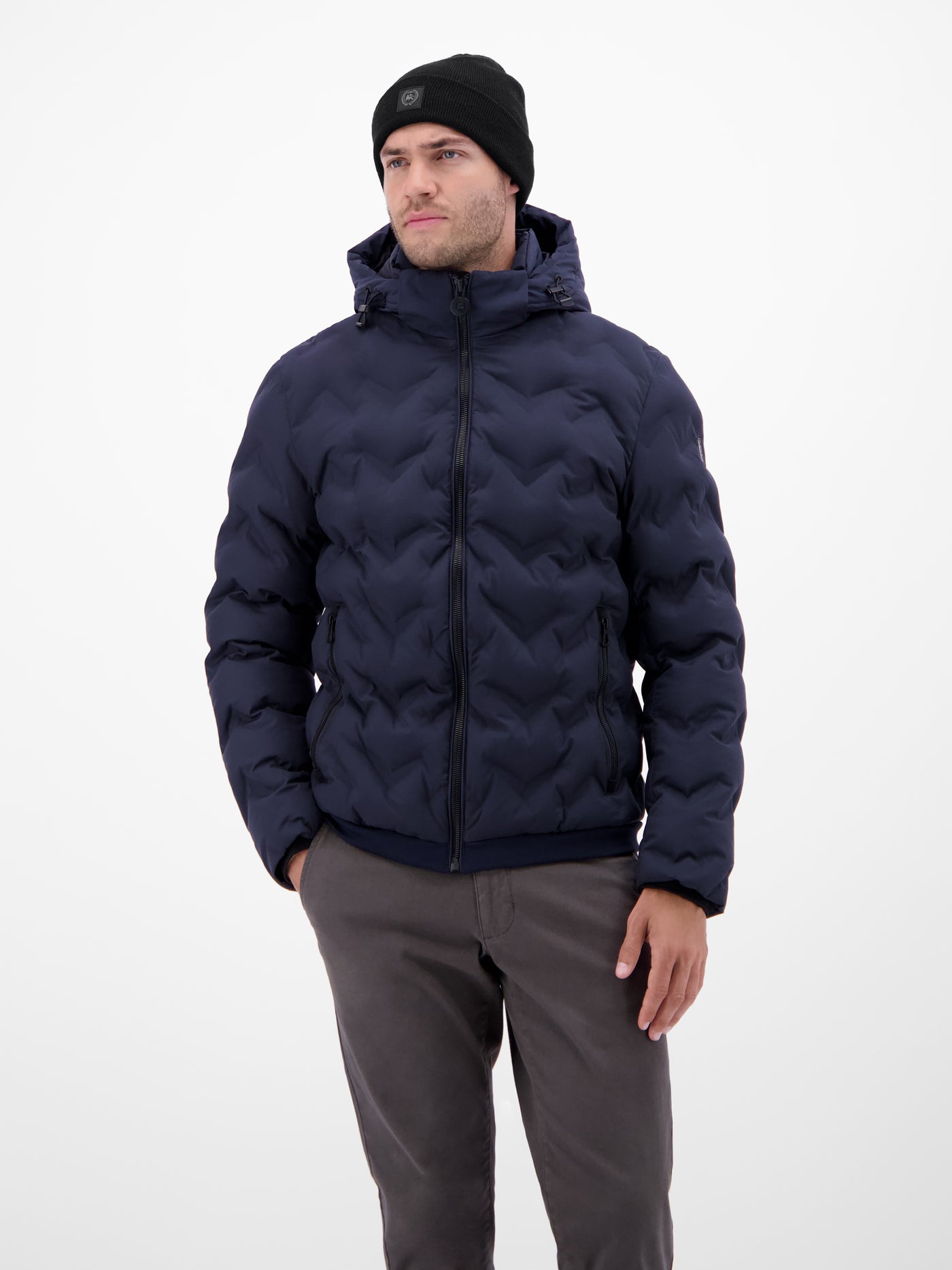 Flachstrickmütze, doppellagig - LERROS