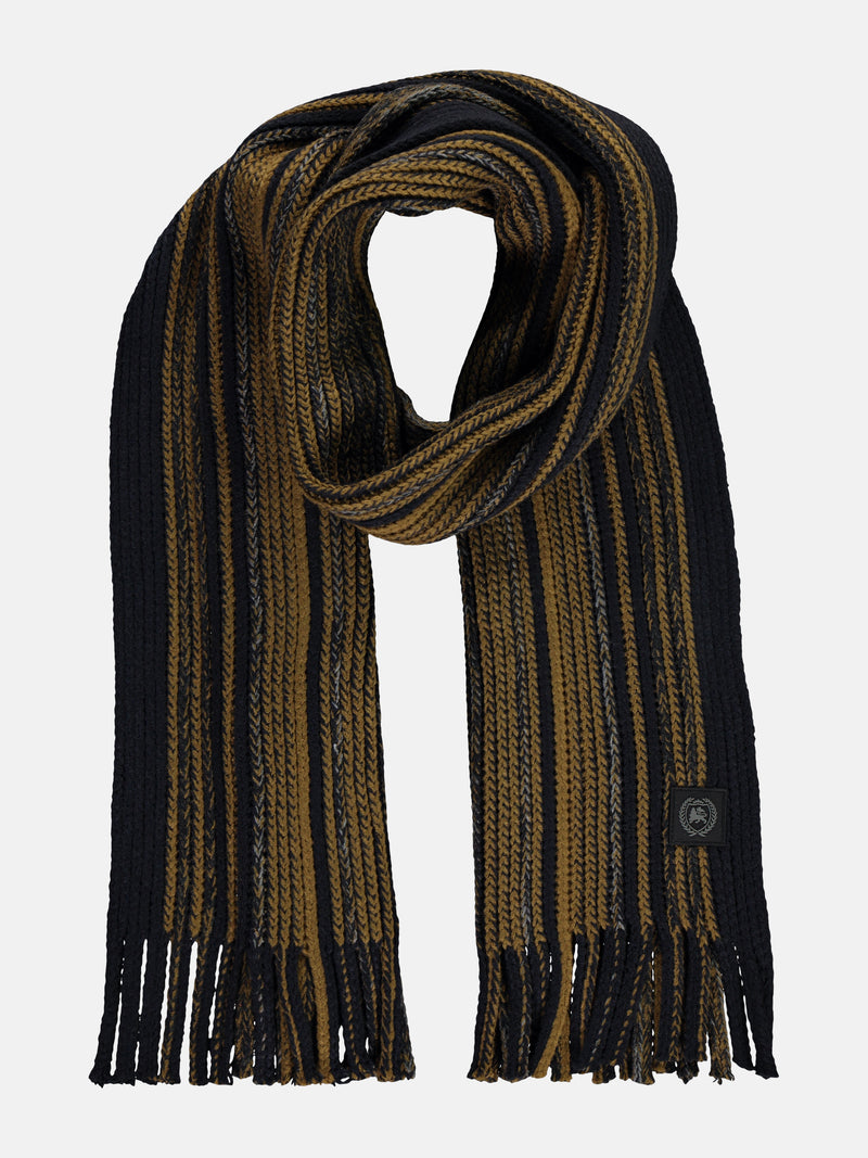 Mehrfarbig-gestreifter Herrenschal - LERROS
