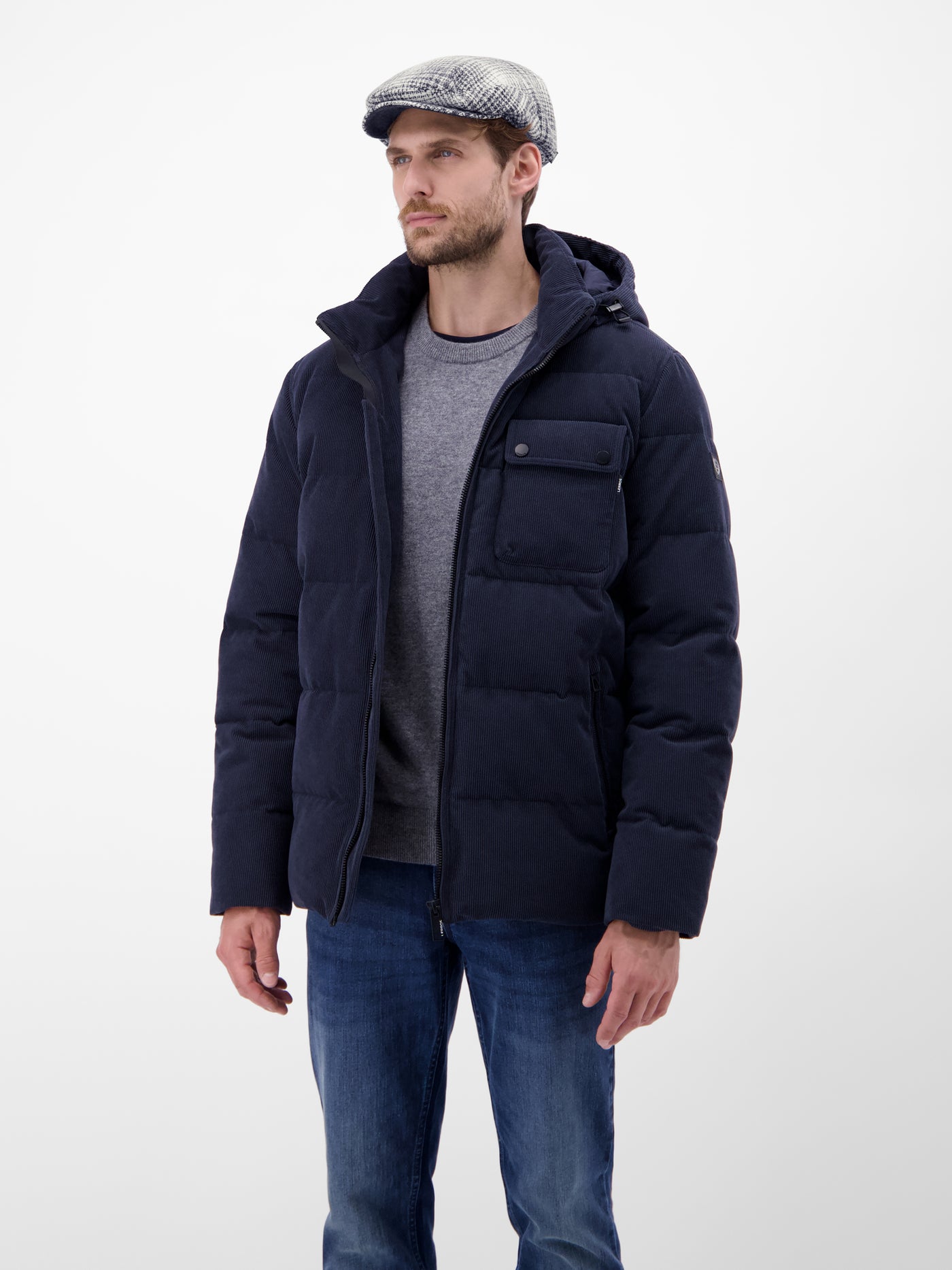 Schiebermütze in kerniger Karoqualität - LERROS