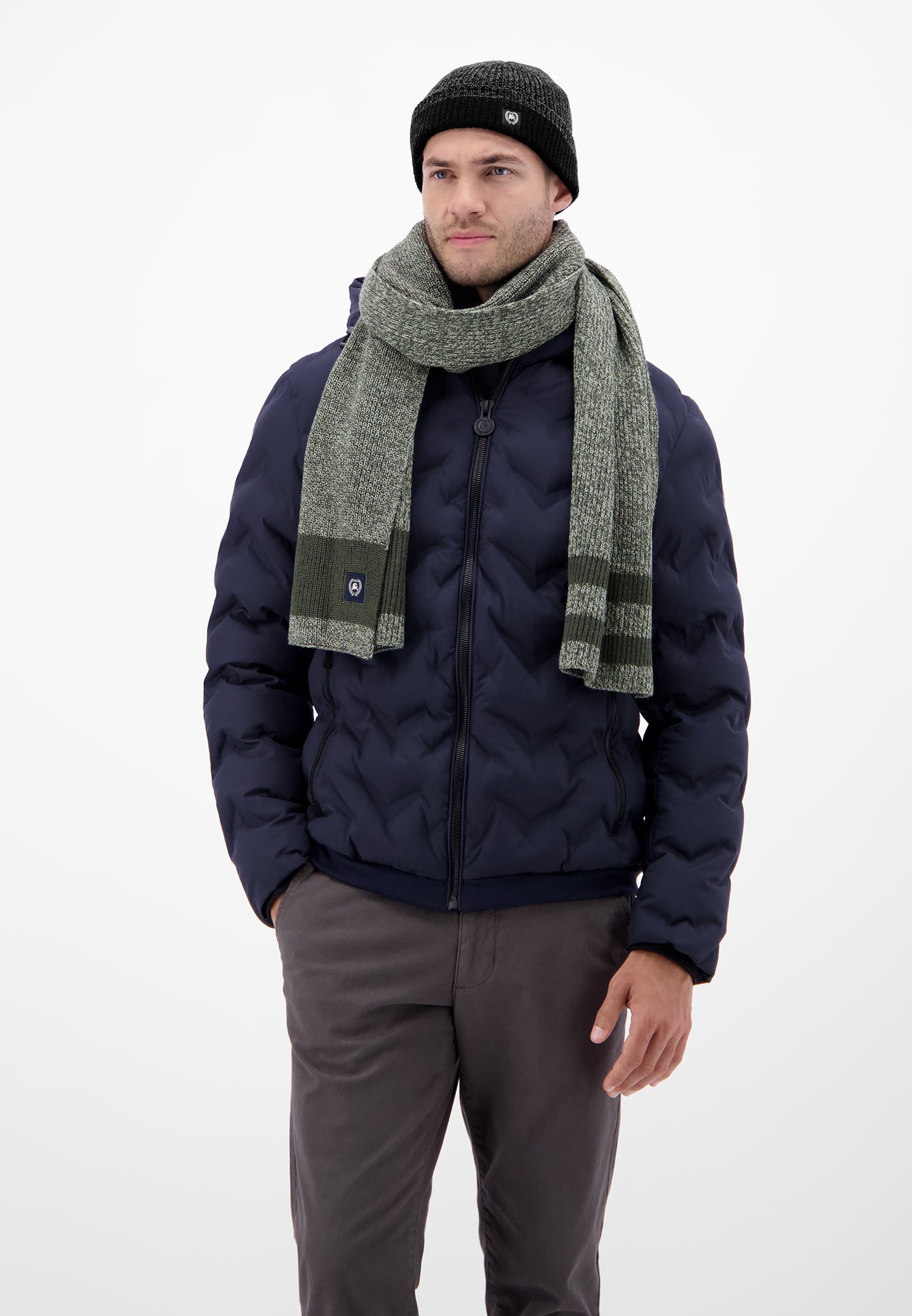 Strickmütze in Melange-Twistoptik - LERROS