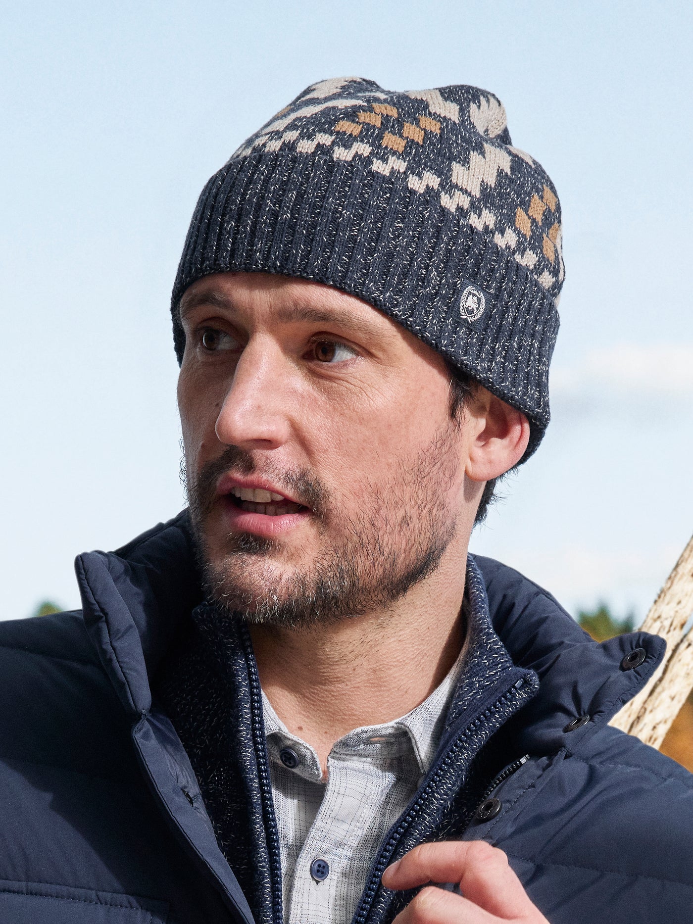 Norweger-Strickmütze mit Fleecefütterung - LERROS