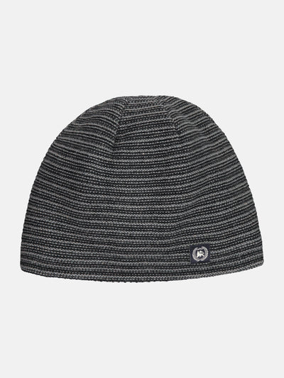Teddy-gefütterte Strickmütze, gestreift - LERROS