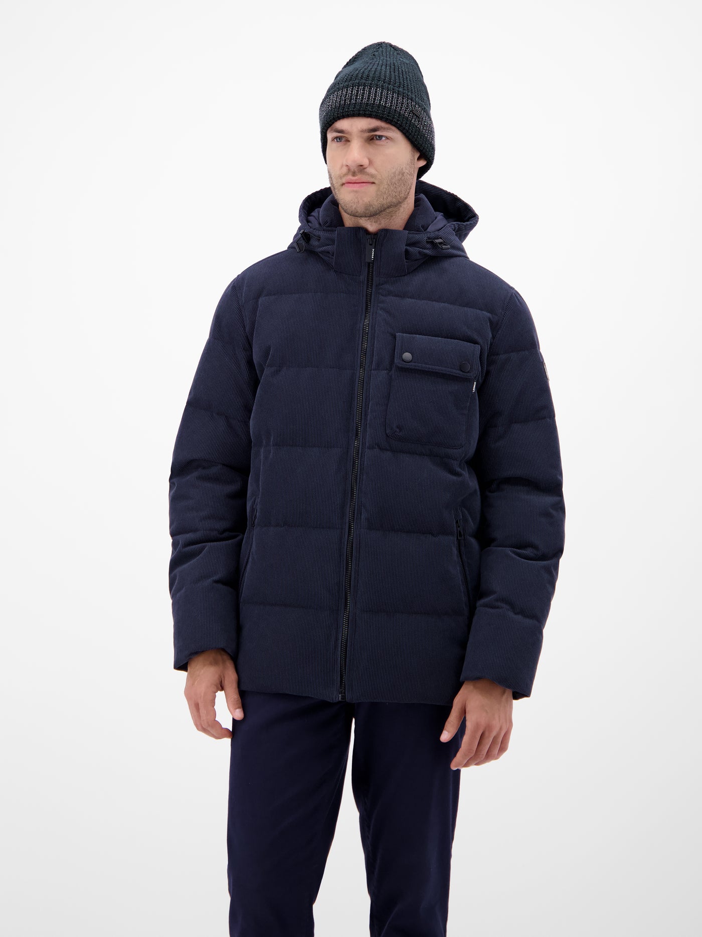 Reflektierende Melange Strickmütze - LERROS