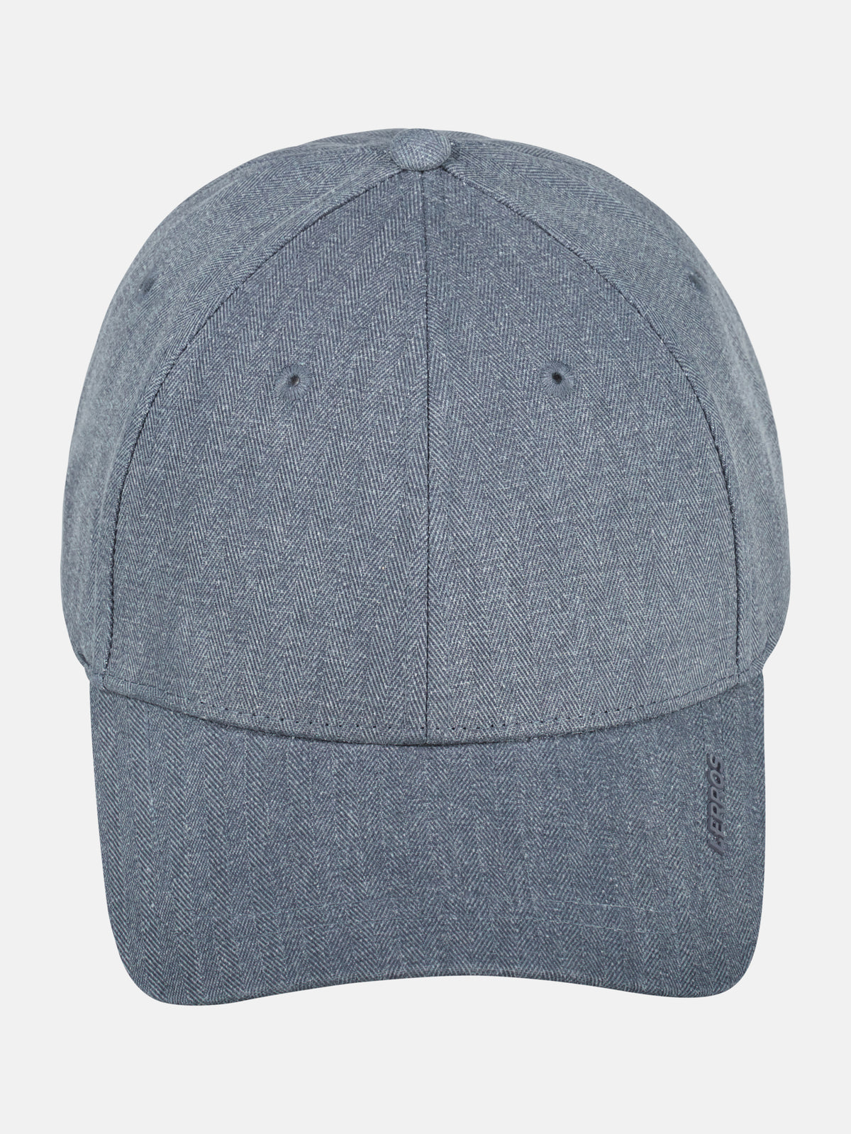 Basecap in Fischgrätstruktur, unifarben - 