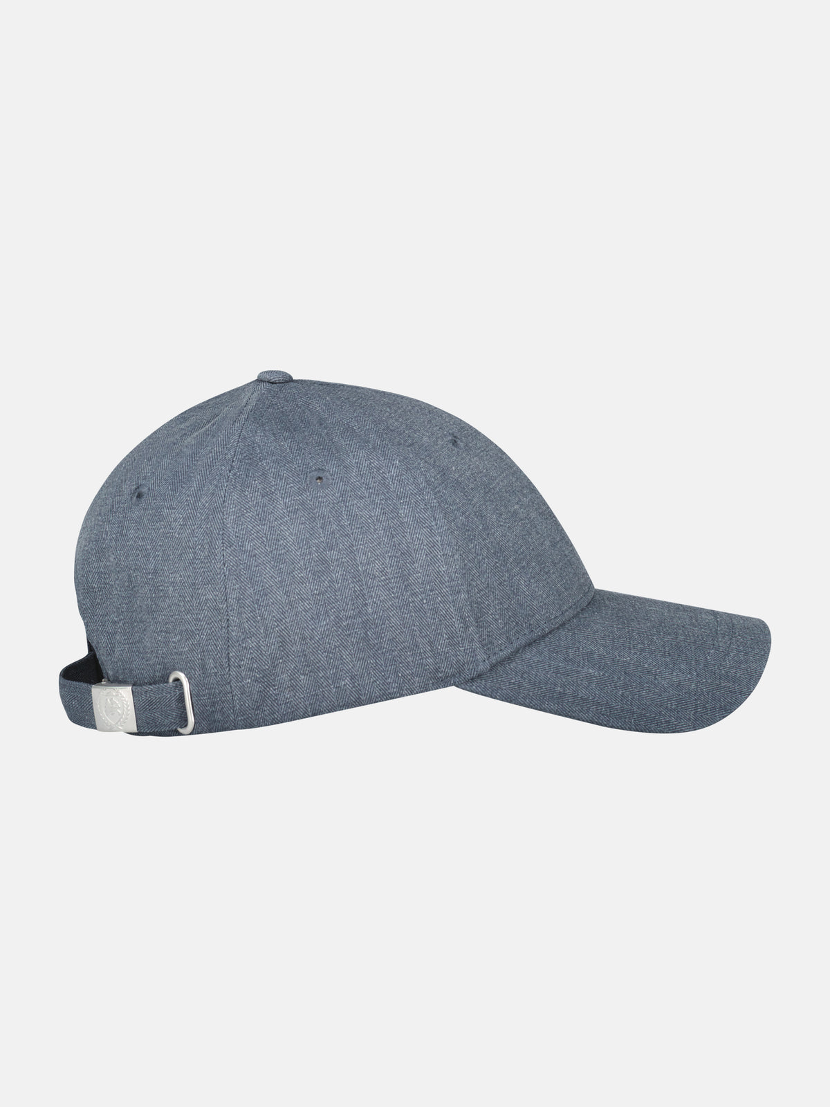 Basecap in Fischgrätstruktur, unifarben - 