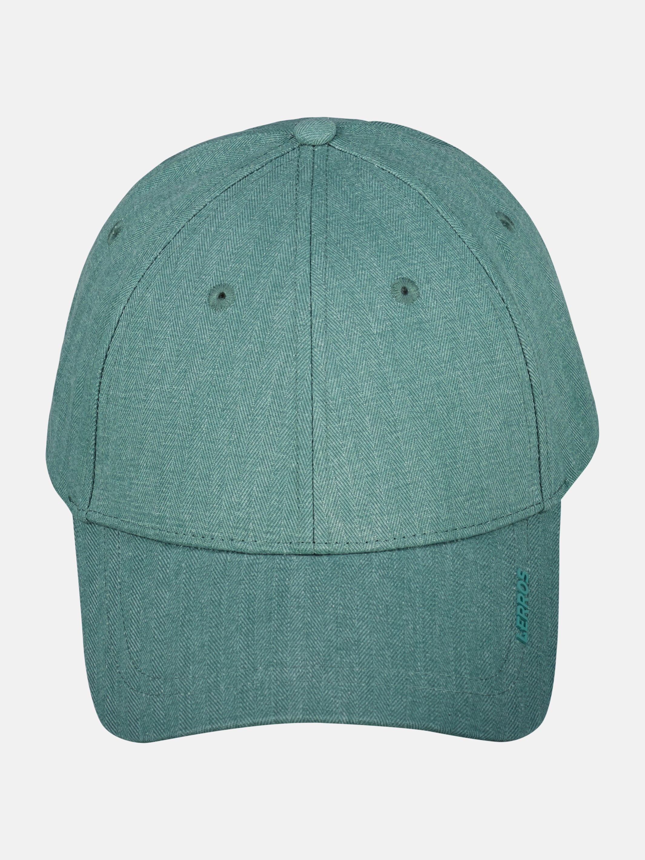 Basecap in Fischgrätstruktur, unifarben - 