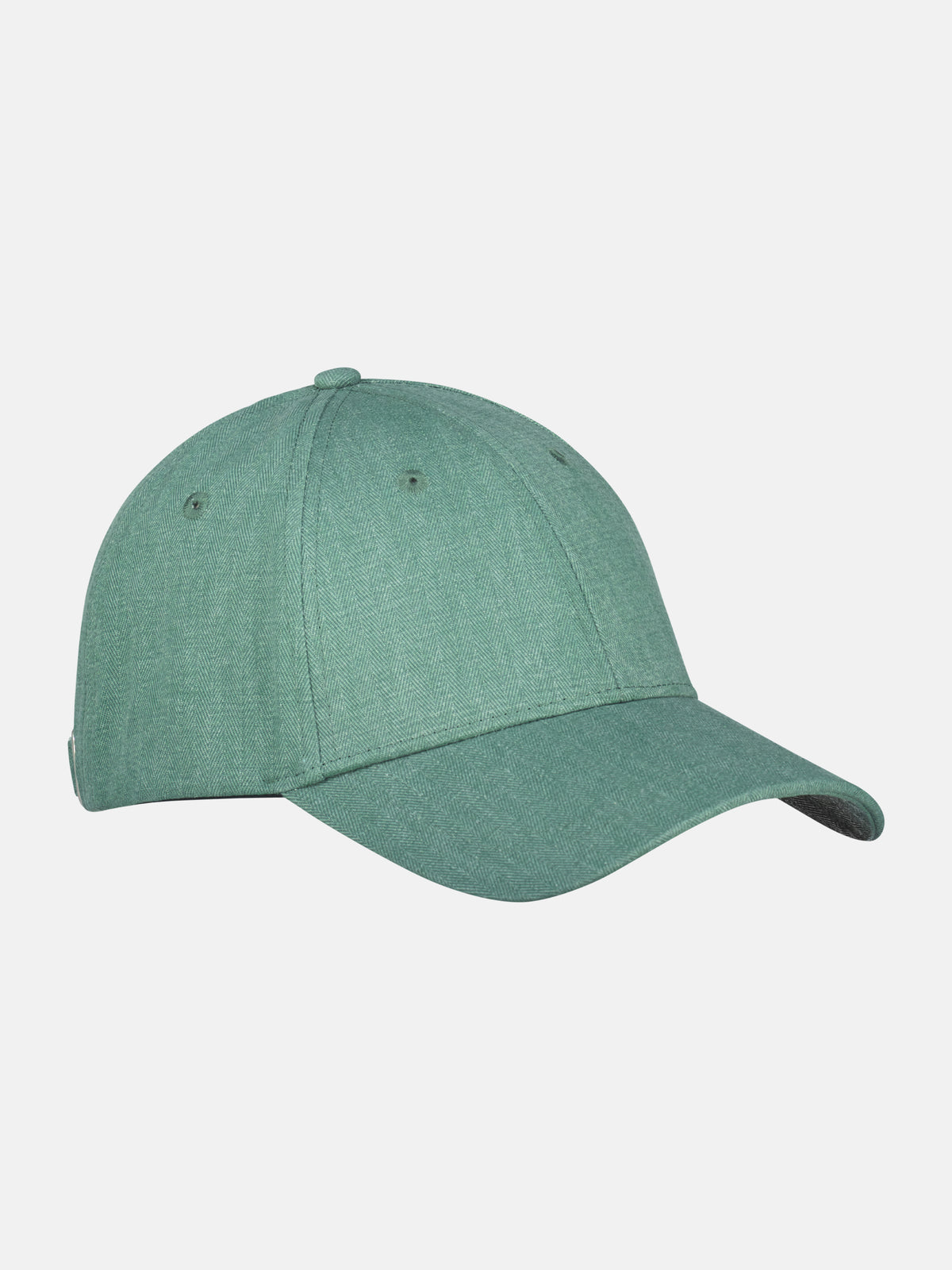 Basecap in Fischgrätstruktur, unifarben - 
