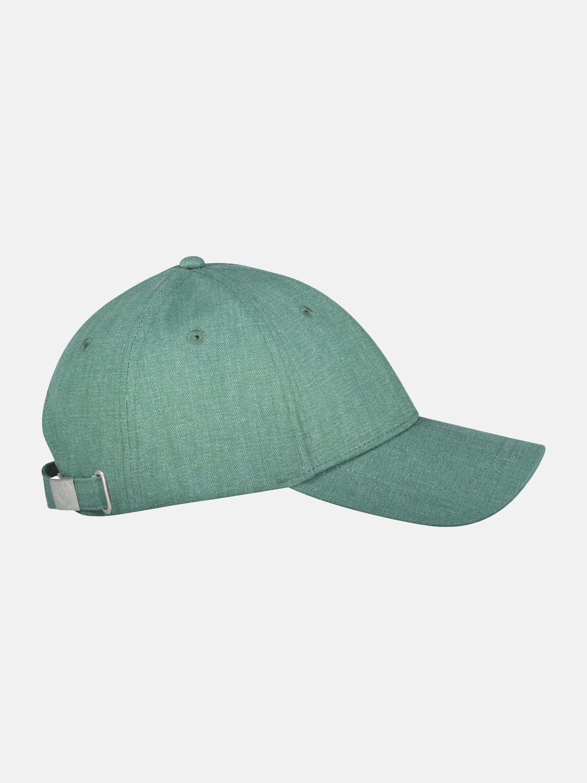 Basecap in Fischgrätstruktur, unifarben - 