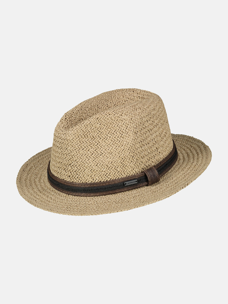 Strohhut geflochten im Panama-Stil - Hut