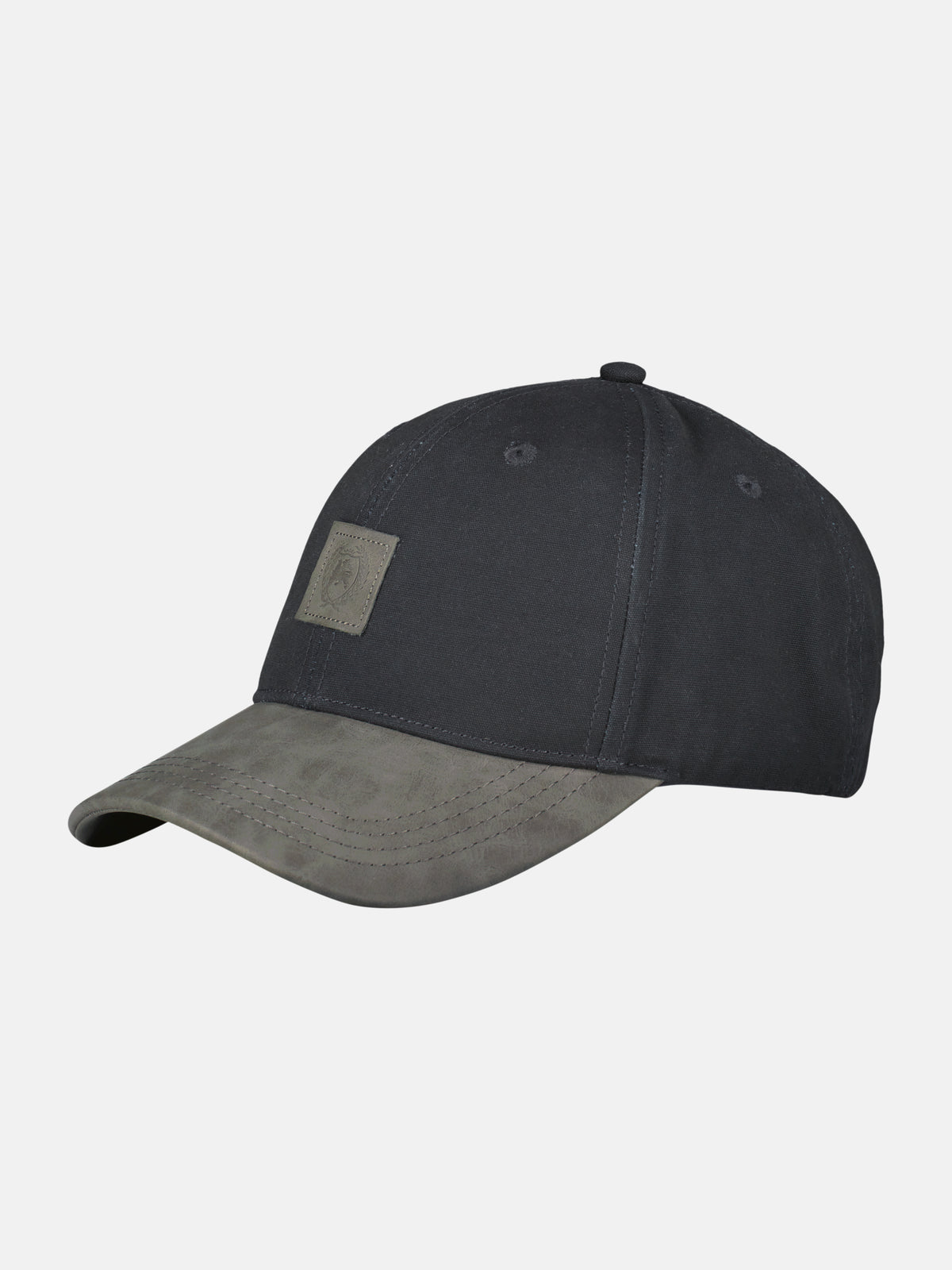 Two-tone cotton baseball cap