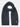 Warm knitted scarf made from flexible, soft fabric