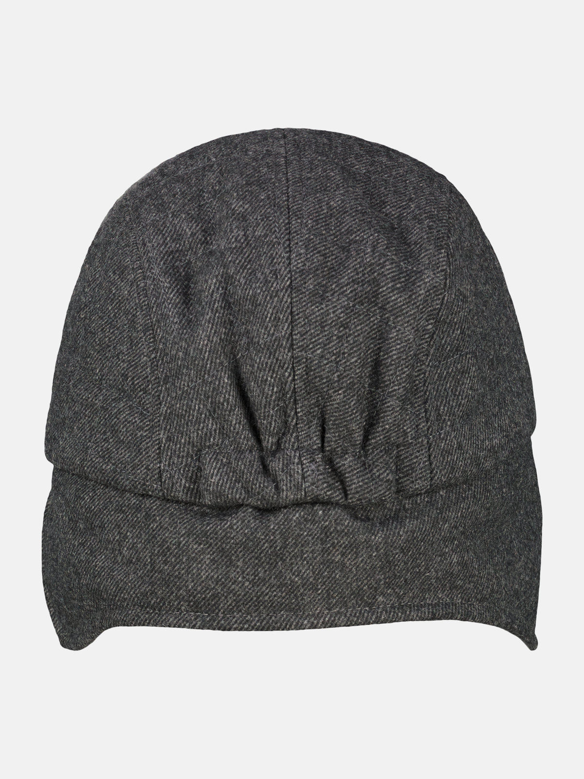 Blended fabric baseball cap with warming earflaps