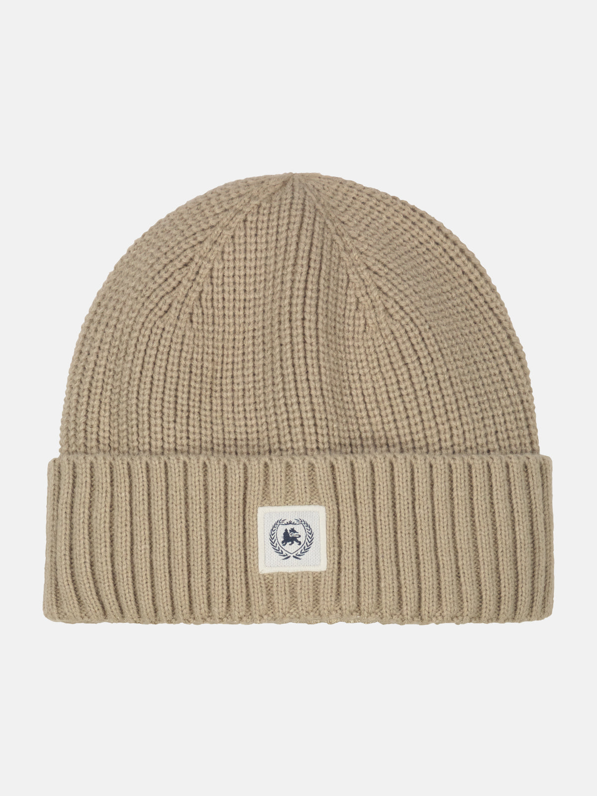 Soft and flexible knitted hat, plain-colored