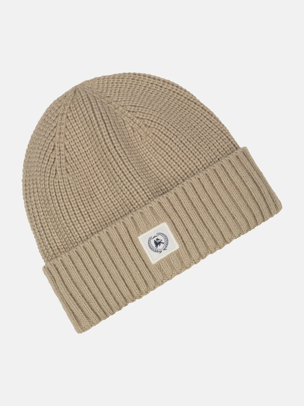 Soft and flexible knitted hat, plain-colored