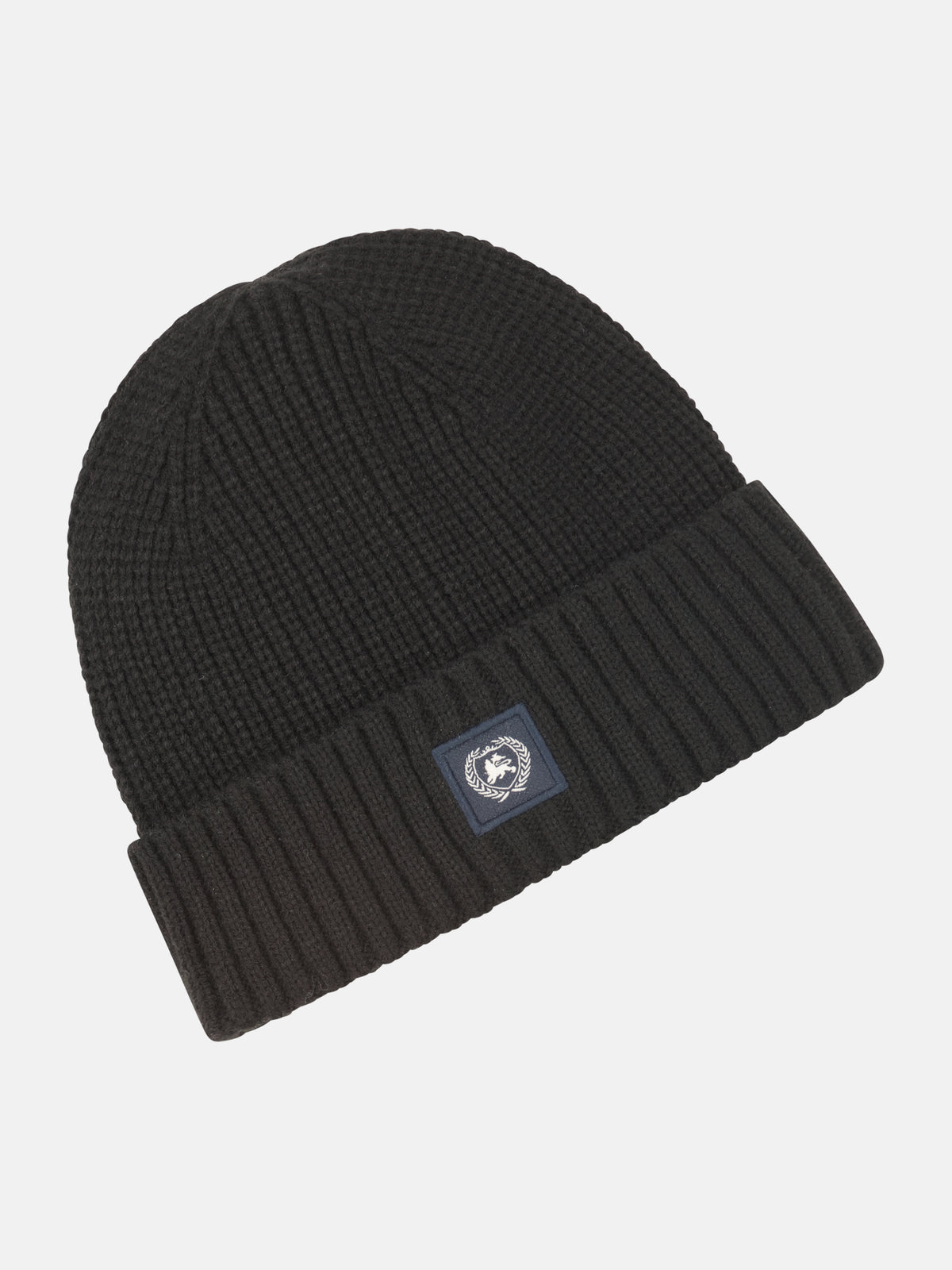 Soft and flexible knitted hat, plain-colored