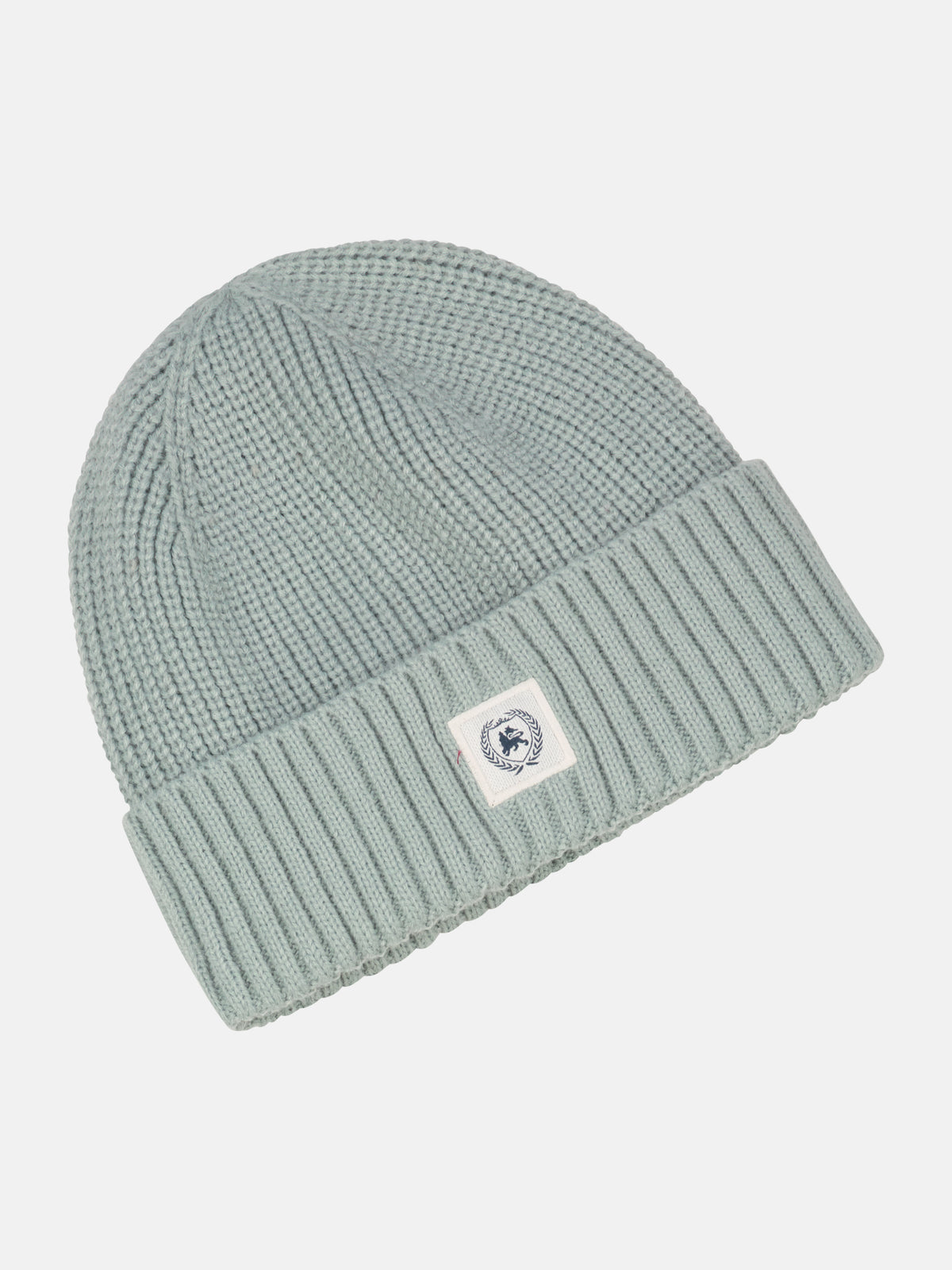 Soft and flexible knitted hat, plain-colored