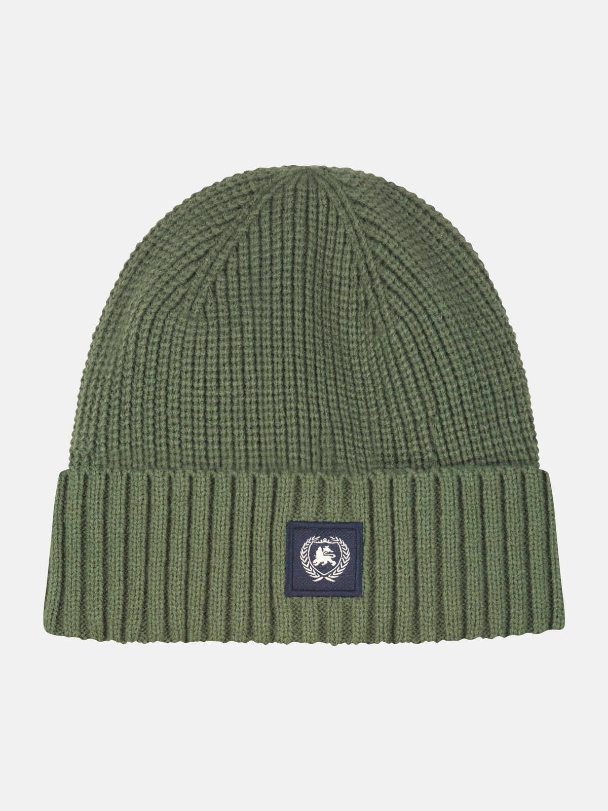 Soft and flexible knitted hat, plain-colored