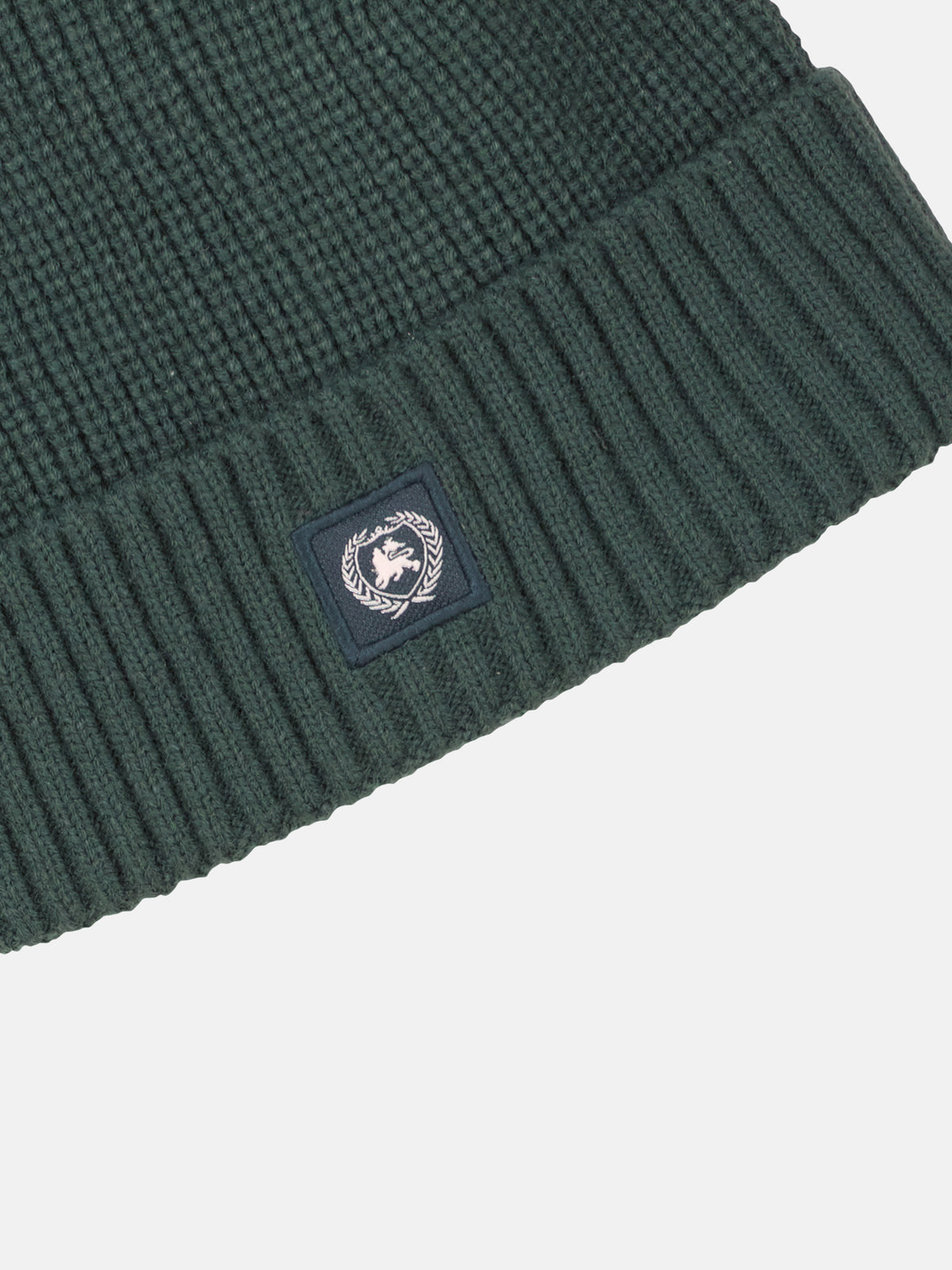 Soft and flexible knitted hat, plain-colored