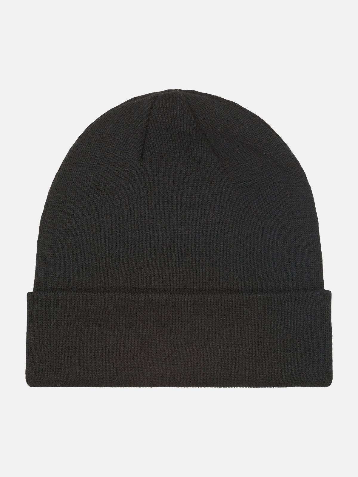 Plain-colored knit beanie, warming and water-repellent