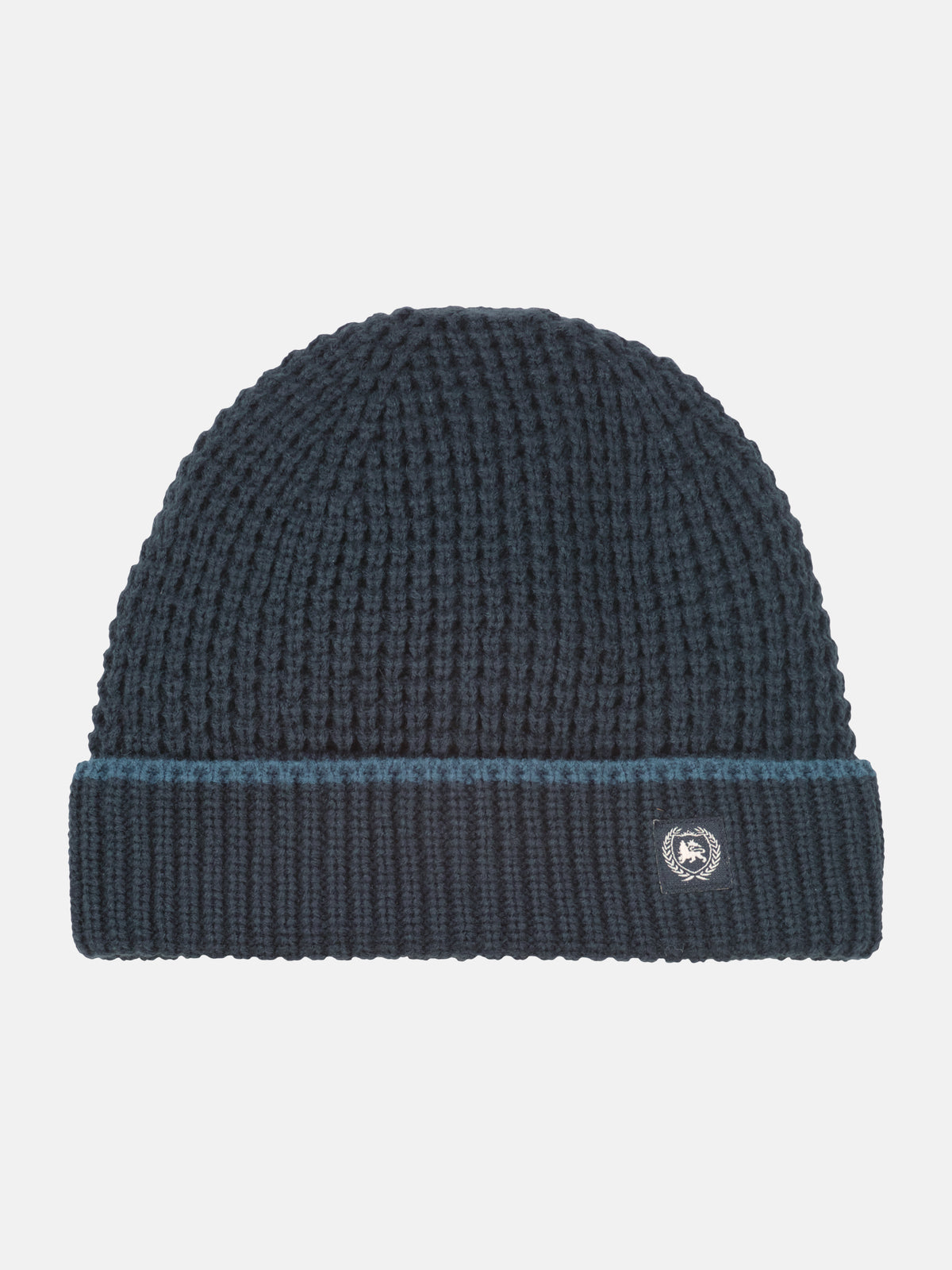 Strickmütze mit hohem Umschlag aus wärmender Kunstfaser