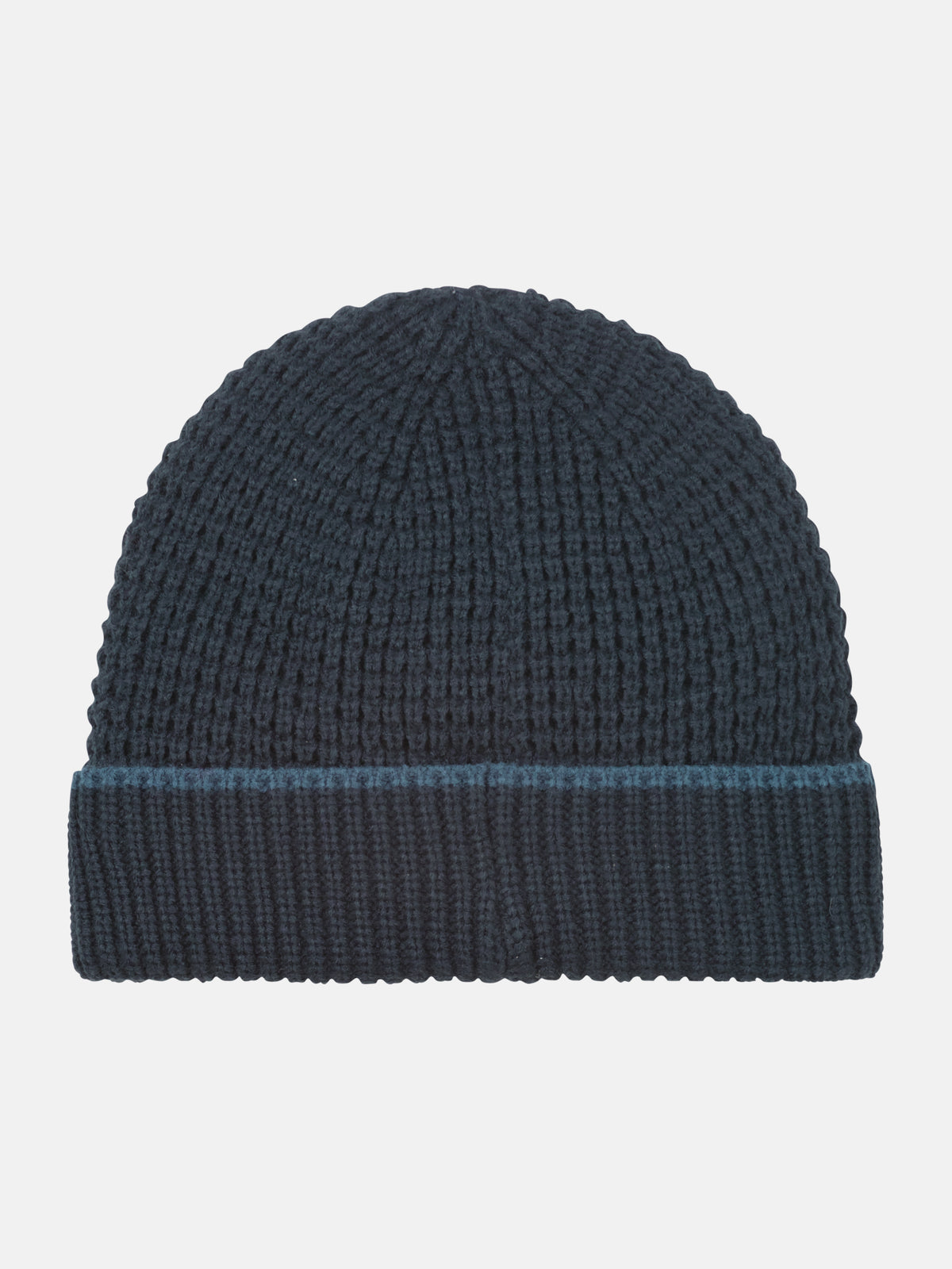 Strickmütze mit hohem Umschlag aus wärmender Kunstfaser