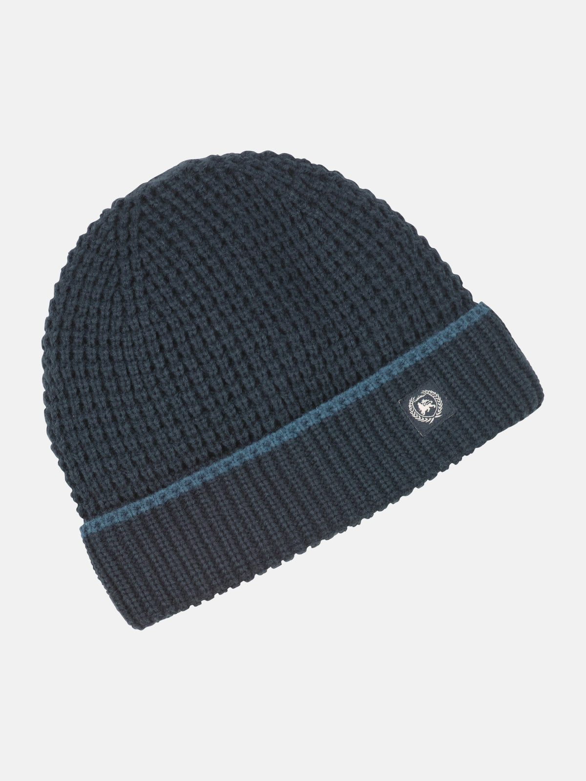 Strickmütze mit hohem Umschlag aus wärmender Kunstfaser