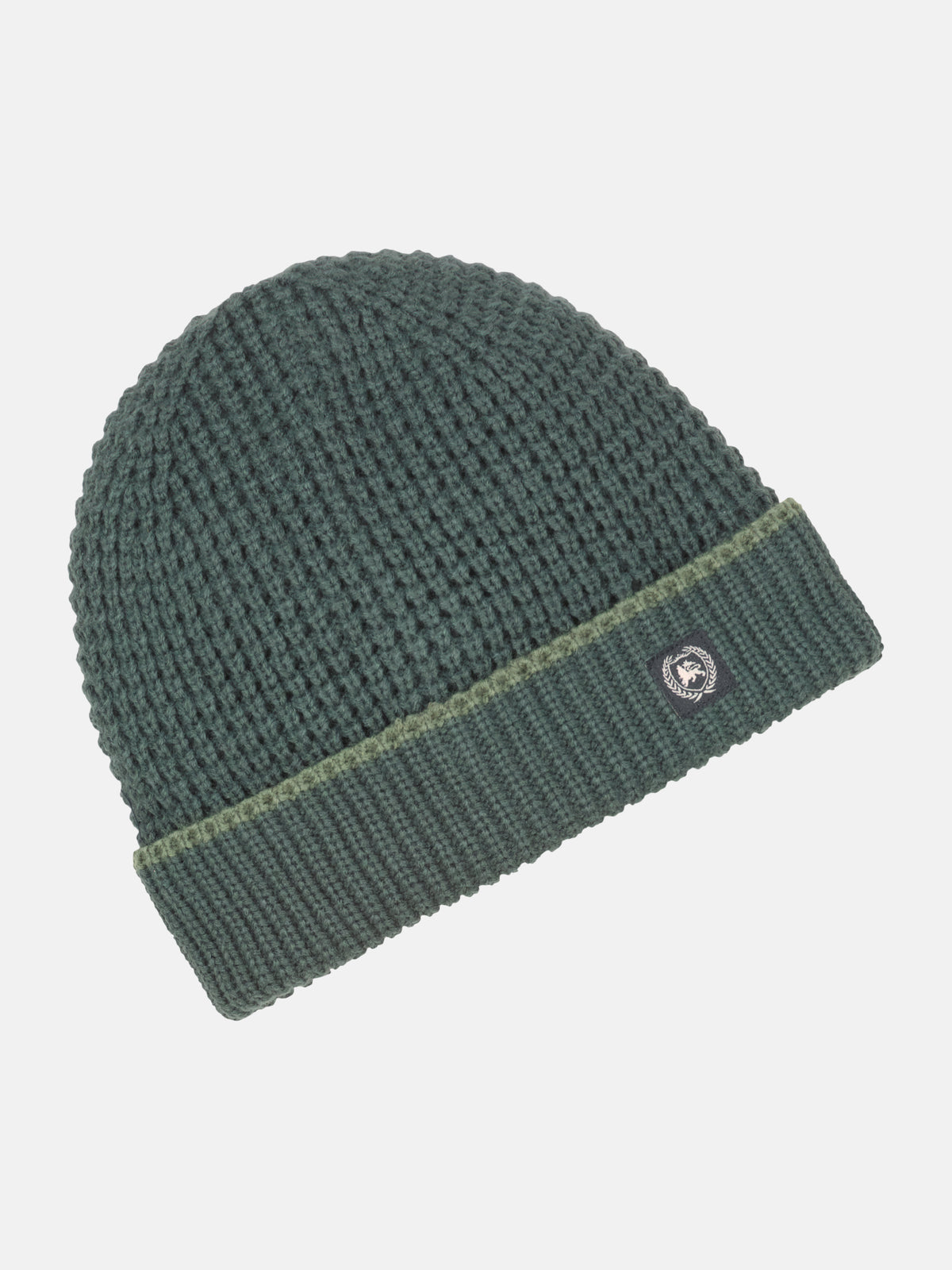 Strickmütze mit hohem Umschlag aus wärmender Kunstfaser