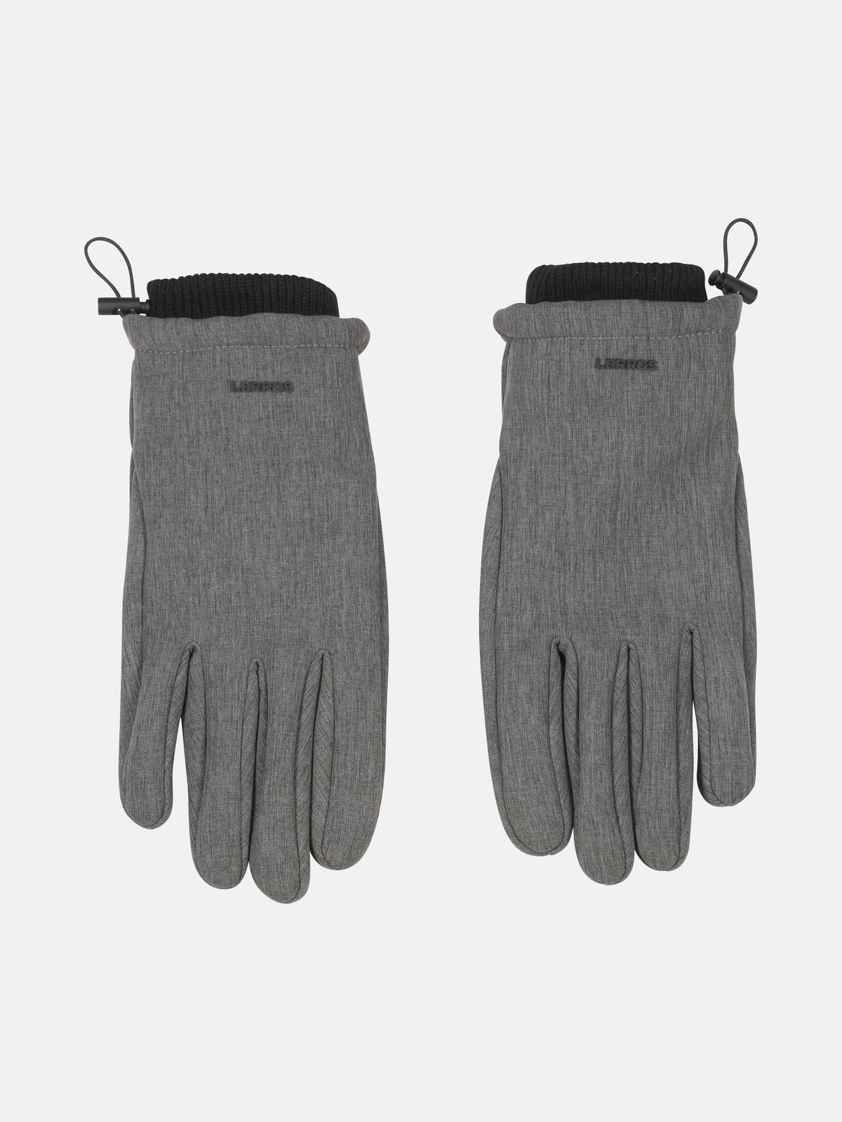 Robuste Handschuhe in Melange-Optik aus Kunstgewebe