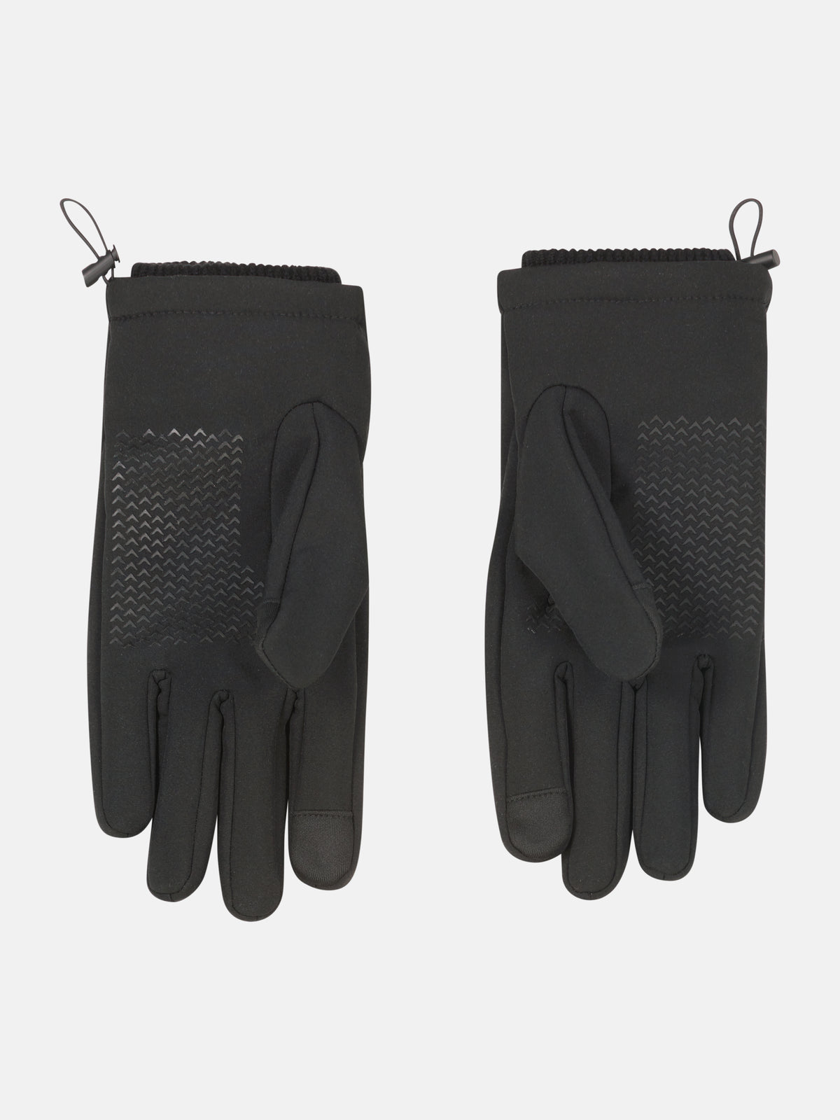 Robuste Handschuhe in Melange-Optik aus Kunstgewebe