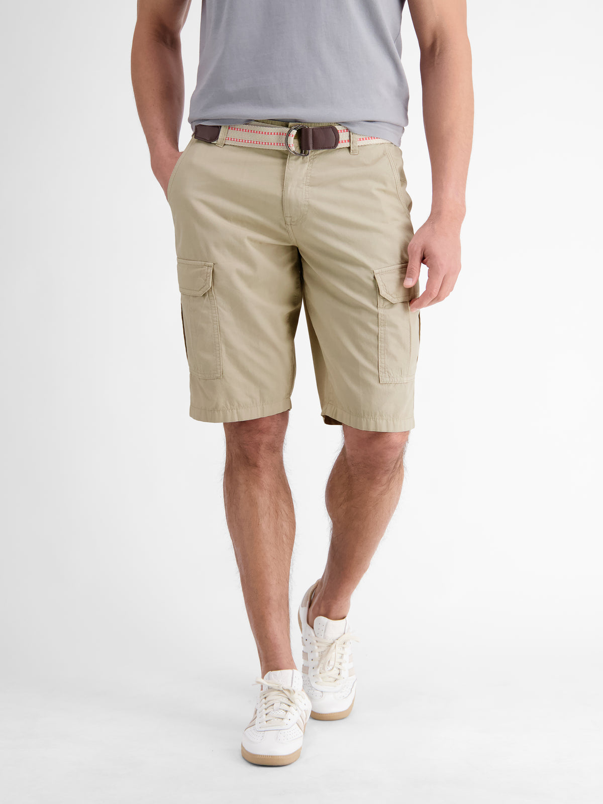 Cargo-Bermuda mit Gürtel - LERROS