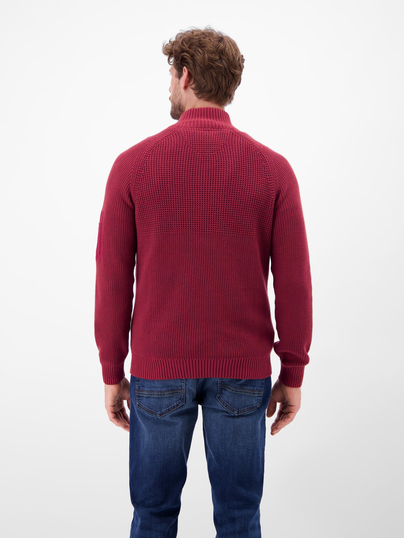 Herren Stricktroyer, grob gerippt - LERROS