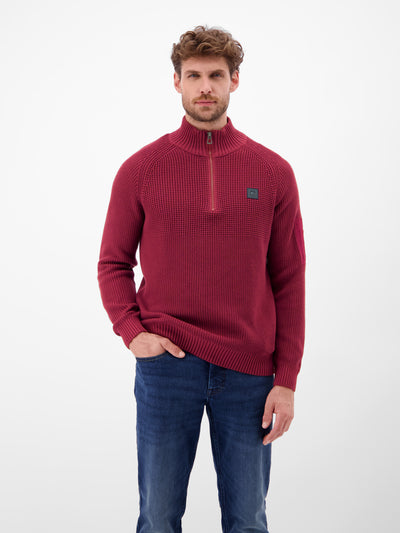 Herren Stricktroyer, grob gerippt - LERROS