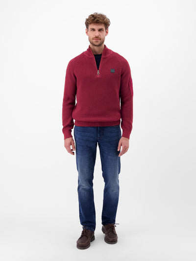 Herren Stricktroyer, grob gerippt - LERROS