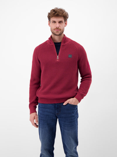 Herren Stricktroyer, grob gerippt - LERROS