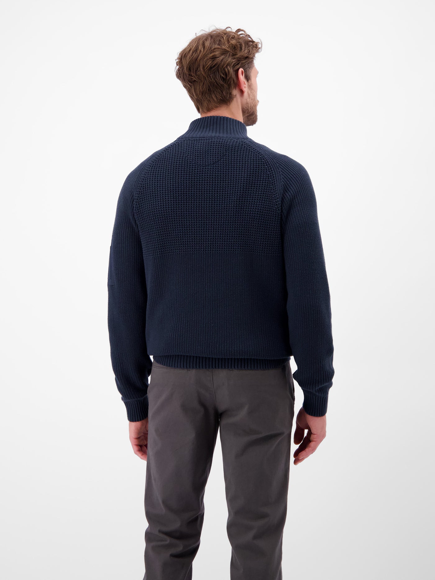 Herren Stricktroyer, grob gerippt - LERROS