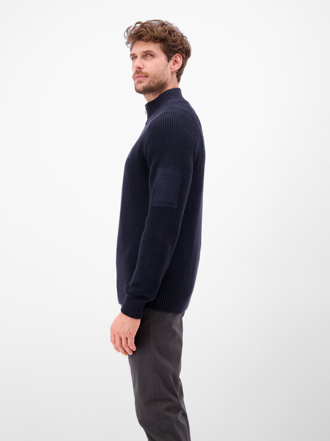 Herren Stricktroyer, grob gerippt - LERROS