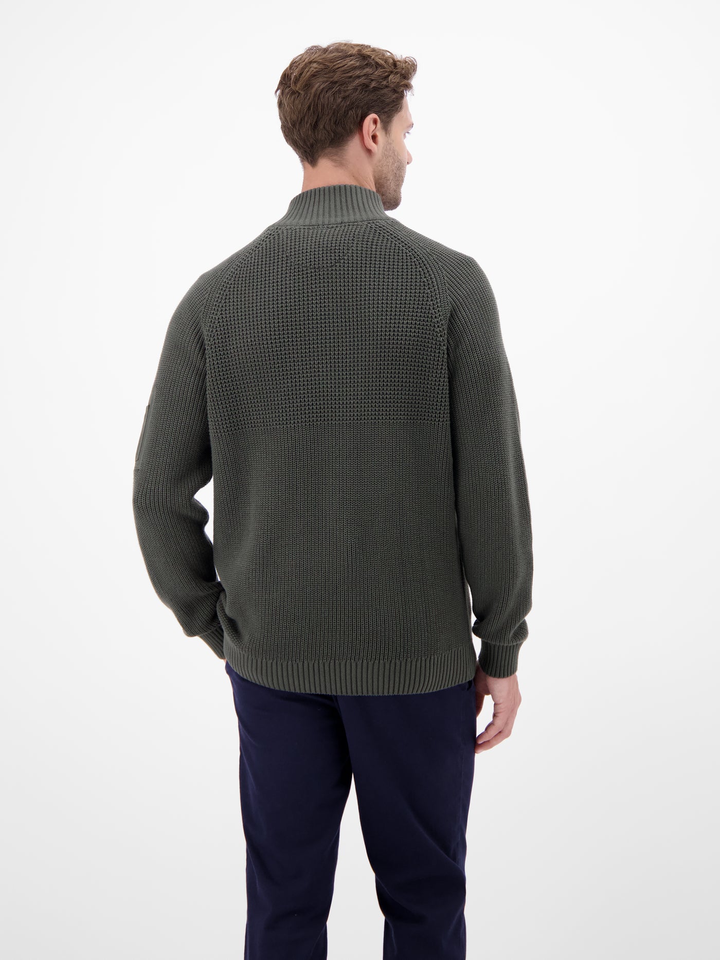 Herren Stricktroyer, grob gerippt - LERROS