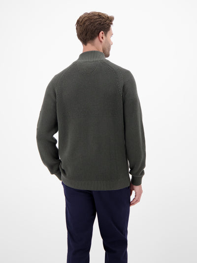 Herren Stricktroyer, grob gerippt - LERROS