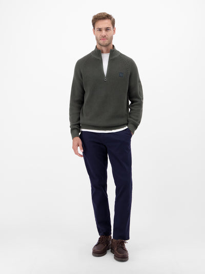 Herren Stricktroyer, grob gerippt - LERROS