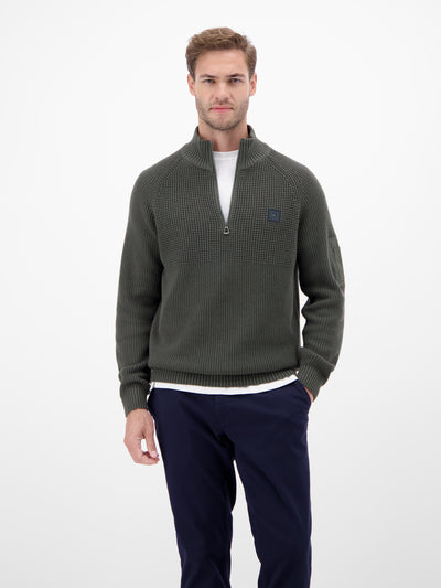 Herren Stricktroyer, grob gerippt - LERROS