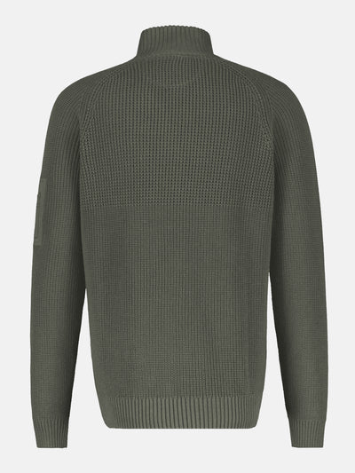 Herren Strickjacke, grob gerippt - LERROS