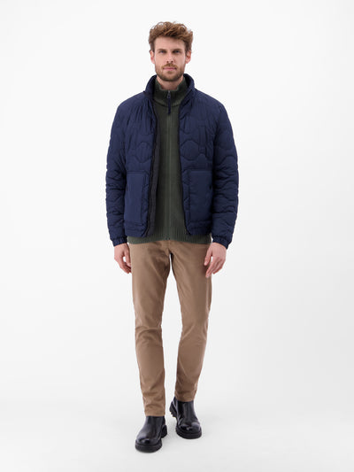 Herren Strickjacke, grob gerippt - LERROS