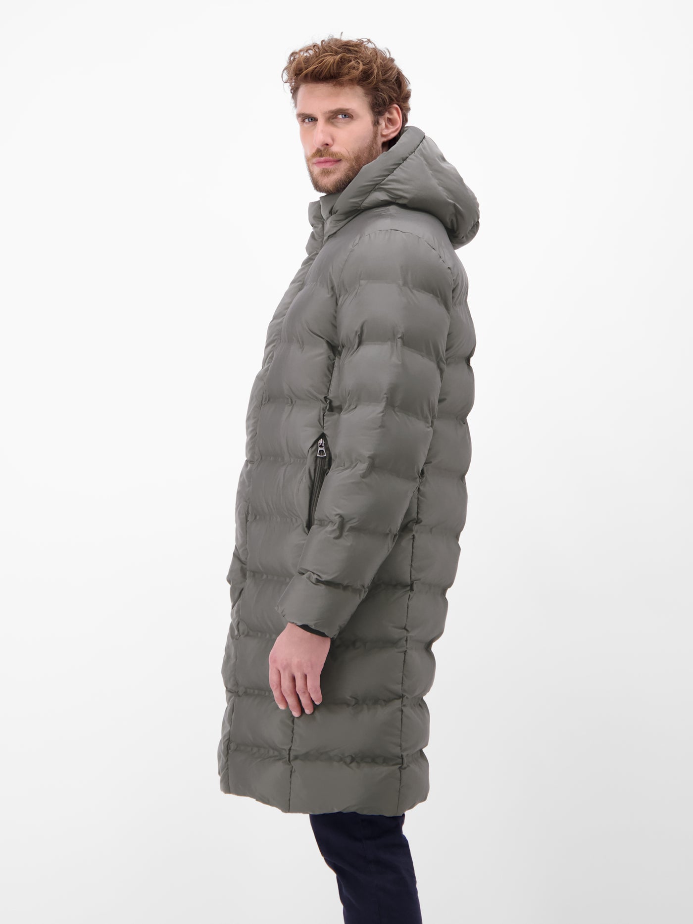 Herren Stepp-Parka mit abnehmbarer Kapuze - LERROS