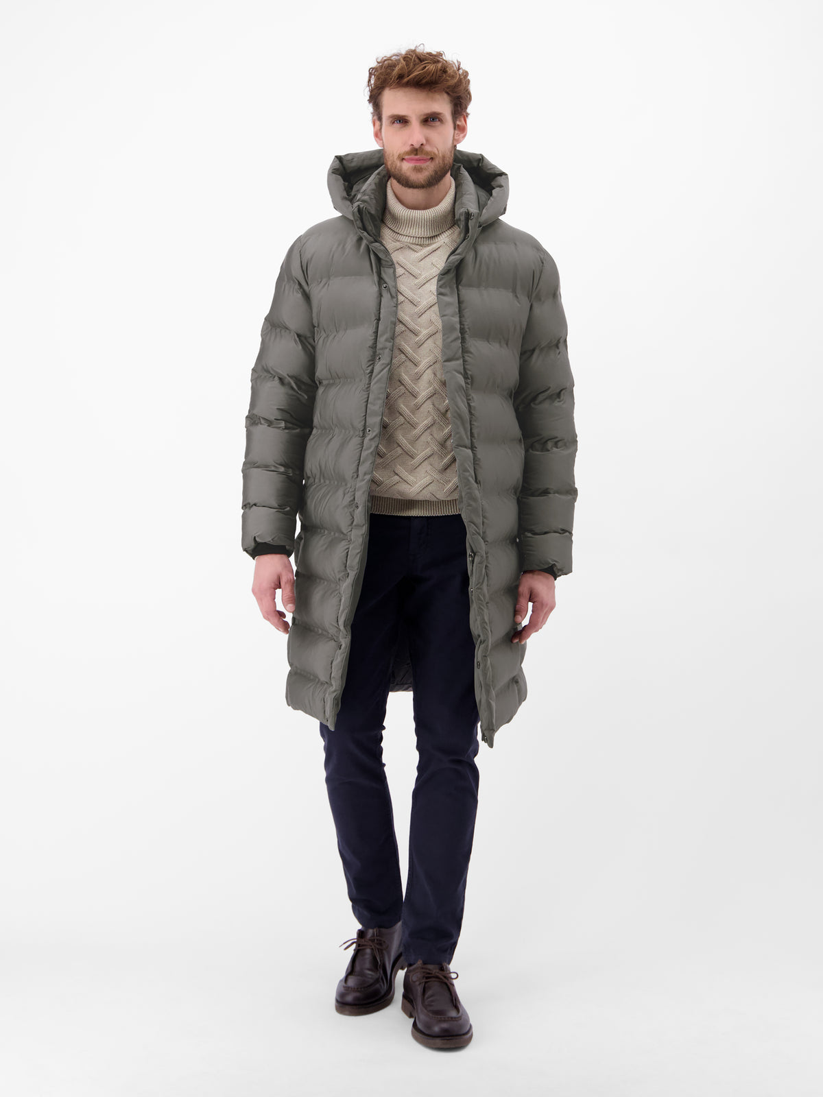 Herren Stepp-Parka mit abnehmbarer Kapuze - LERROS